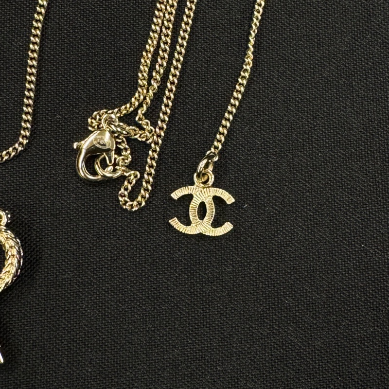 香奈兒 Chanel 24K超美 蝴蝶結 項鏈 /毛衣鏈-9