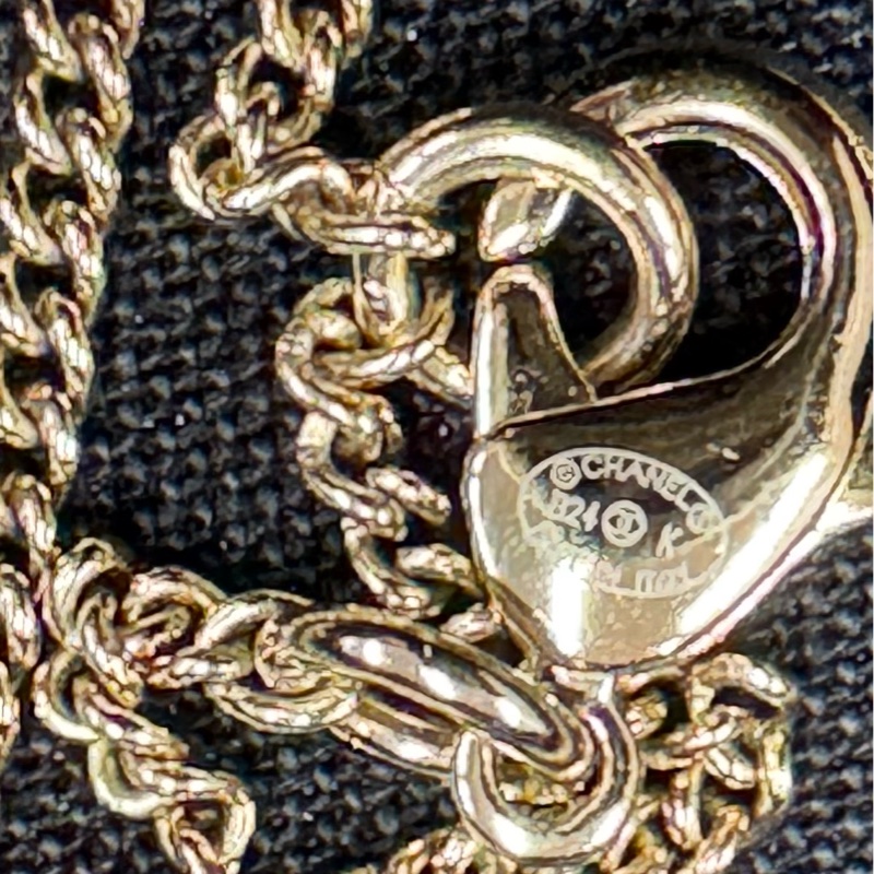 香奈兒 Chanel 24K超美 蝴蝶結 項鏈 /毛衣鏈-13