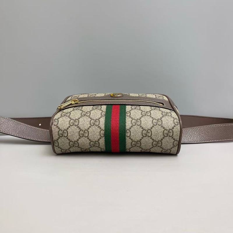 98新 Gucci古驰Ophidia老花腰包胸包 成色很好-4