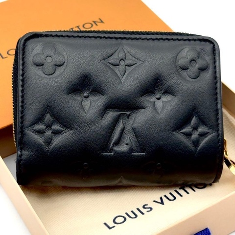 🌷LouisVuitton 壓紋短夾錢包｜經典花紋✦fufu style 精品✦ 氣質款｜