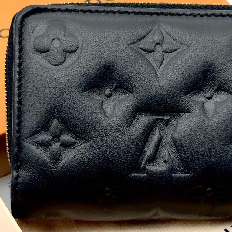 🌷LouisVuitton 壓紋短夾錢包｜經典花紋✦fufu style 精品✦ 氣質款｜-6