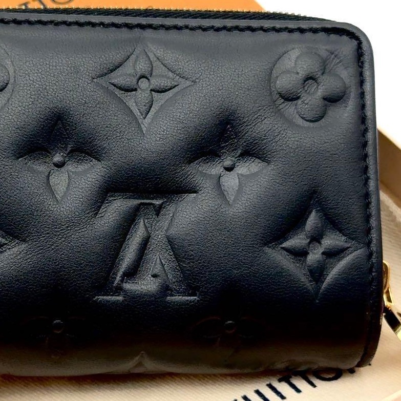 🌷LouisVuitton 壓紋短夾錢包｜經典花紋✦fufu style 精品✦ 氣質款｜-7