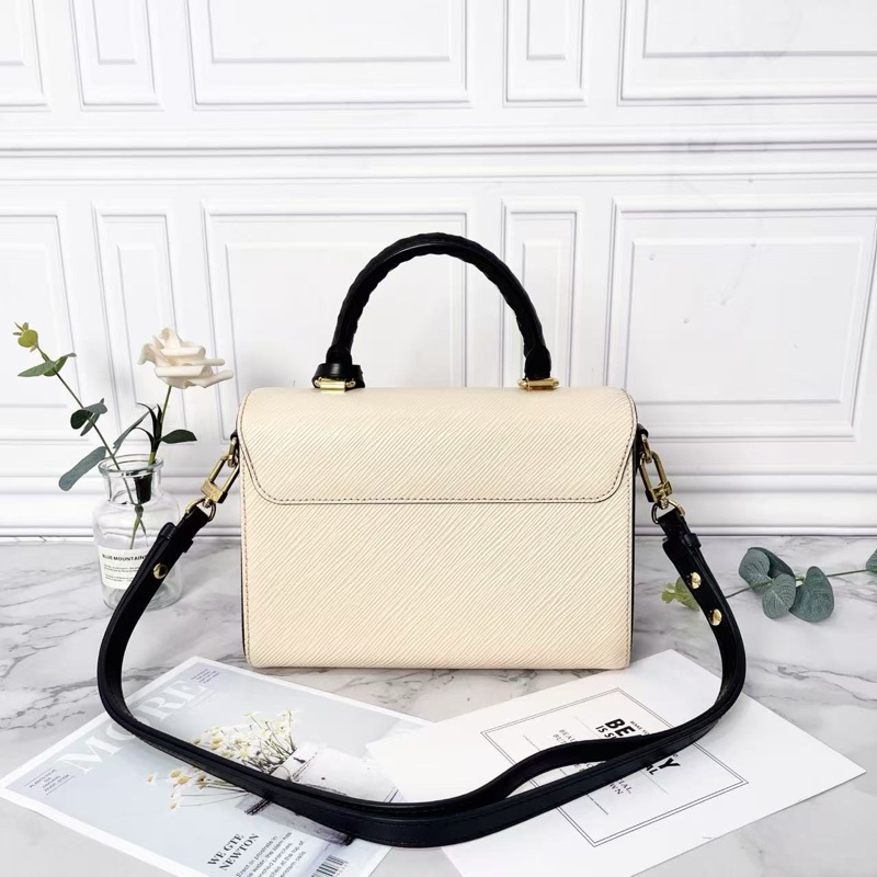 LV Twist米拼黑手提斜背包23×17×10cm 98新配件盒子塵袋鏡子-6