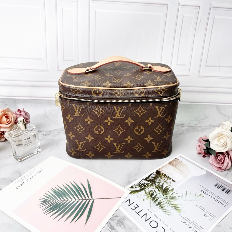 LV Nice BB老花化妝包手提包24*18*14.5 98新配件塵袋-1