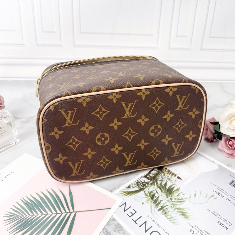 LV Nice BB老花化妝包手提包24*18*14.5 98新配件塵袋-5