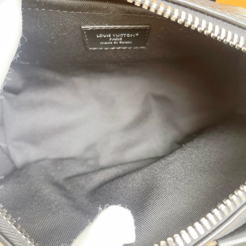 LV黑色亮面牛皮Keepall Cargo Bandoulière 25手提肩背包25×15×11cm 全新閒置配件塵袋盒子-2