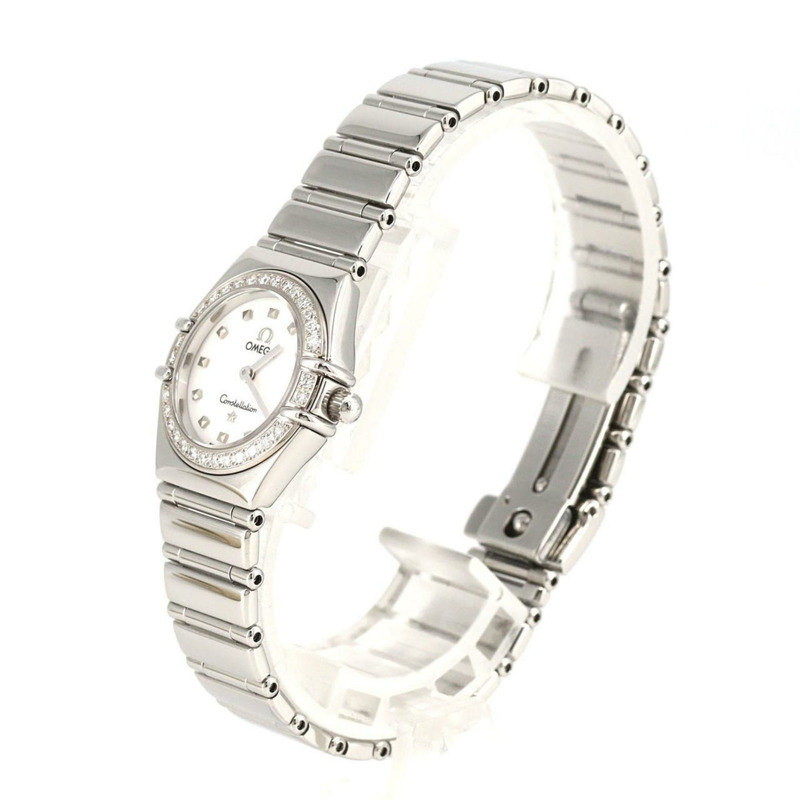 歐米茄星座系列迷你 My Choice D 1465.71 不鏽鋼石英錶-1