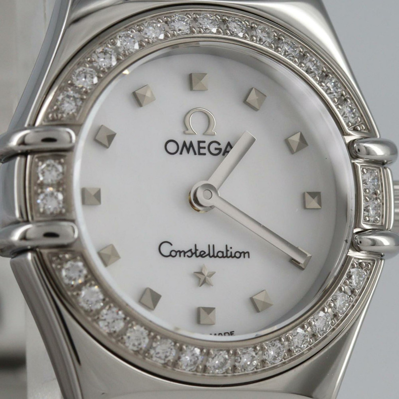 歐米茄星座系列迷你 My Choice D 1465.71 不鏽鋼石英錶-5