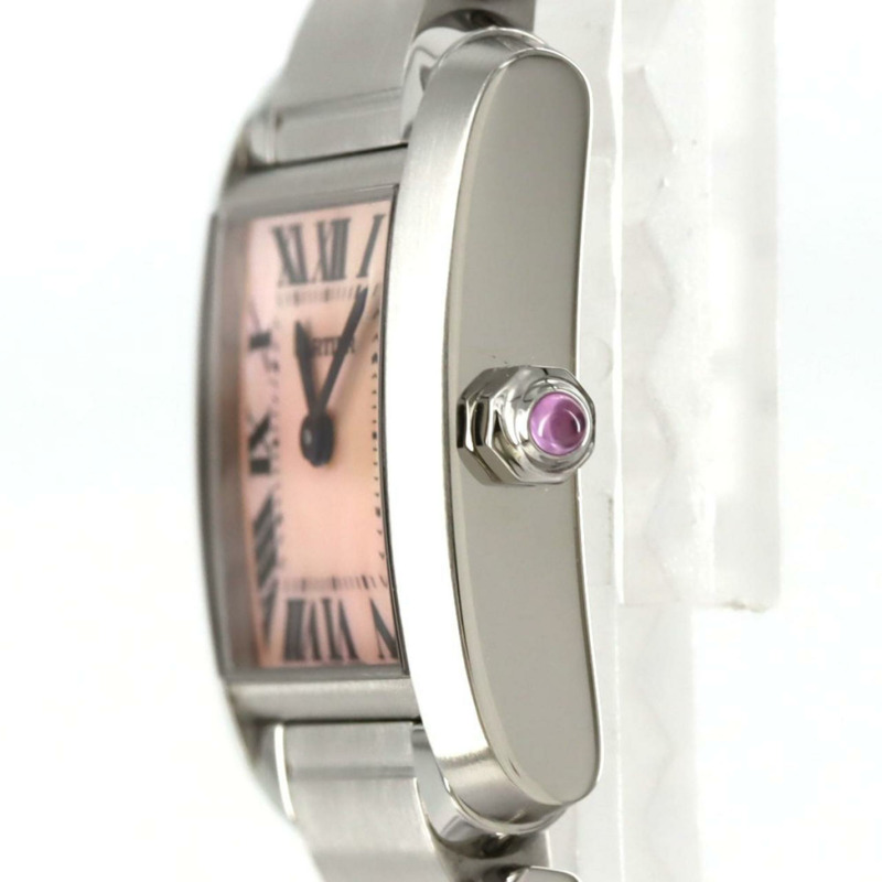 卡地亞 Tank Française SM W51028Q3 不鏽鋼石英錶-2