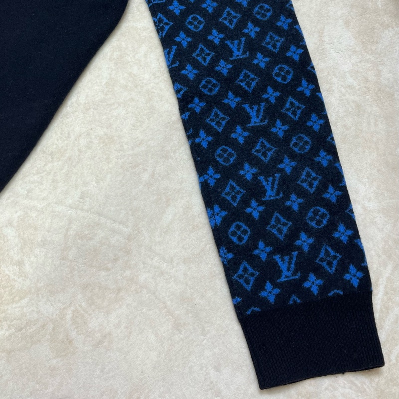 Louis Vuitton  LV Monogram 混合山羊絨圓領上衣-2