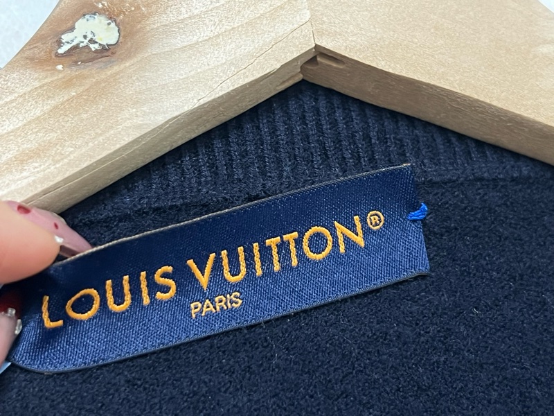 Louis Vuitton  LV Monogram 混合山羊絨圓領上衣-4