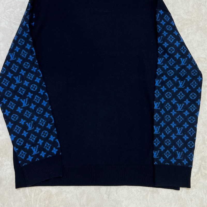 Louis Vuitton  LV Monogram 混合山羊絨圓領上衣-8