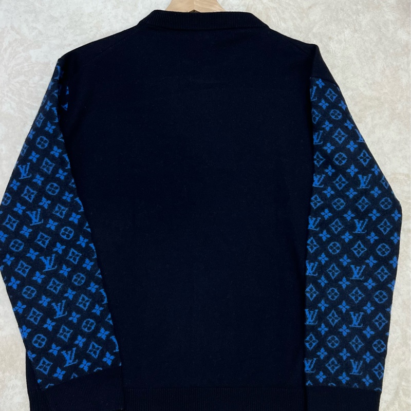 Louis Vuitton  LV Monogram 混合山羊絨圓領上衣-12