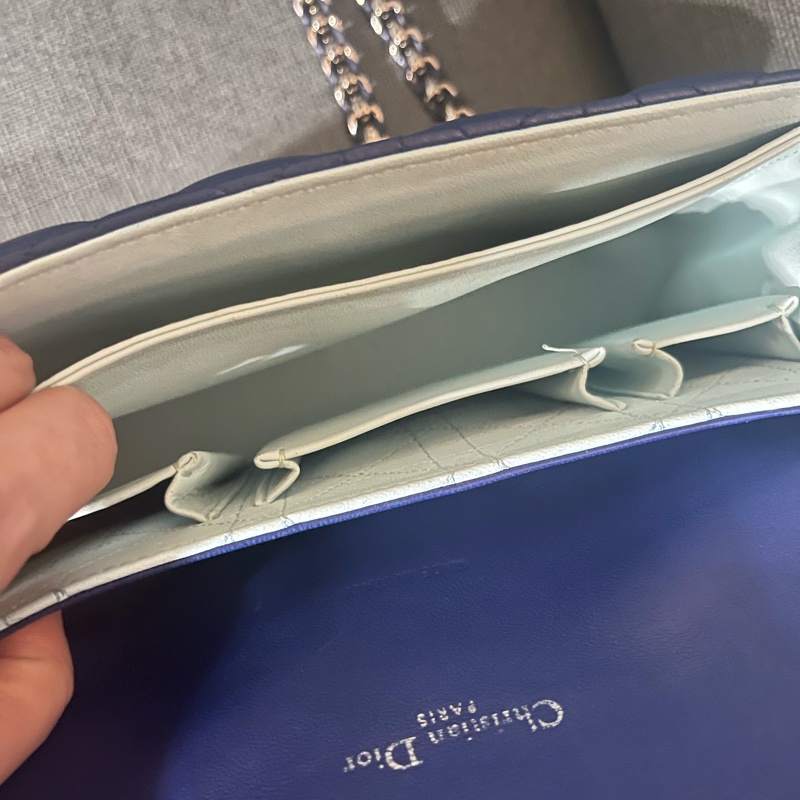 迪奧Christian Dior 肩背包Miss Dior #中號#深藍#-23