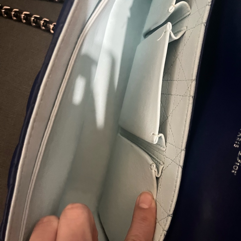 迪奧Christian Dior 肩背包Miss Dior #中號#深藍#-26