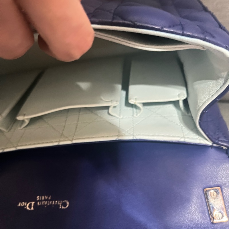 迪奧Christian Dior 肩背包Miss Dior #中號#深藍#-32