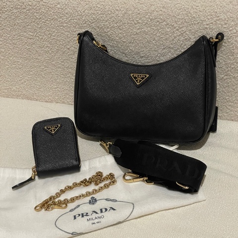 Prada 經典皮革三合一 1BH204