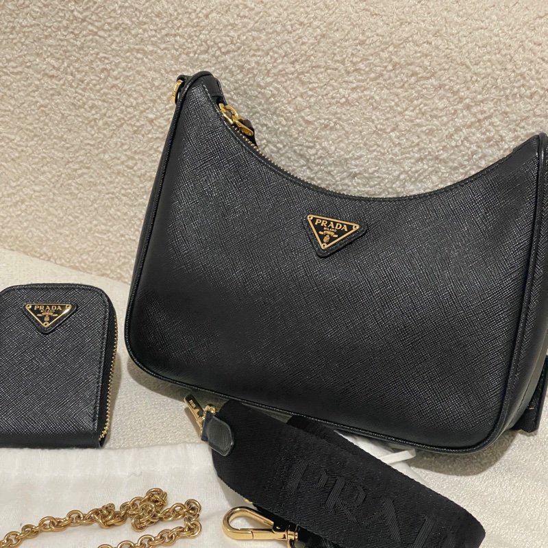 Prada 經典皮革三合一 1BH204-5