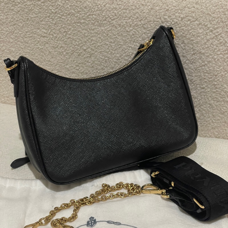 Prada 經典皮革三合一 1BH204-8