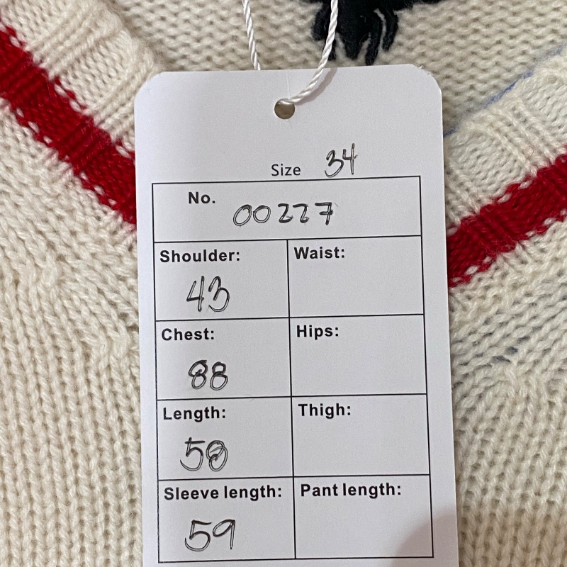 ❤️ DIOR 多種語言“我愛你“ 明星同款 白色毛衣-9