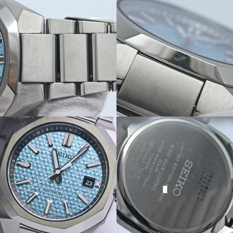 精工 Astron Nexter SBXY103 7B72-0AL0 電波太陽能腕錶，限量版 600 枚，男士鈦金屬款 40230-6
