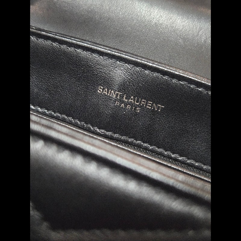 YSL SaintLaurent聖羅蘭 loulou 方胖子 so black 黑色字母logo-22