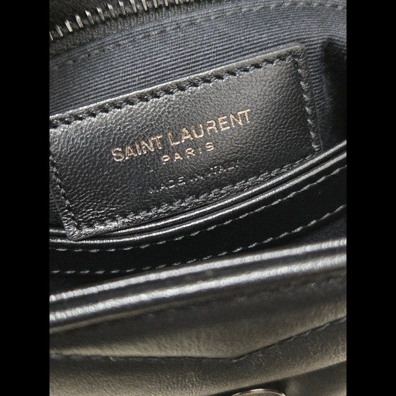 YSL SaintLaurent聖羅蘭 loulou 方胖子 so black 黑色字母logo-23