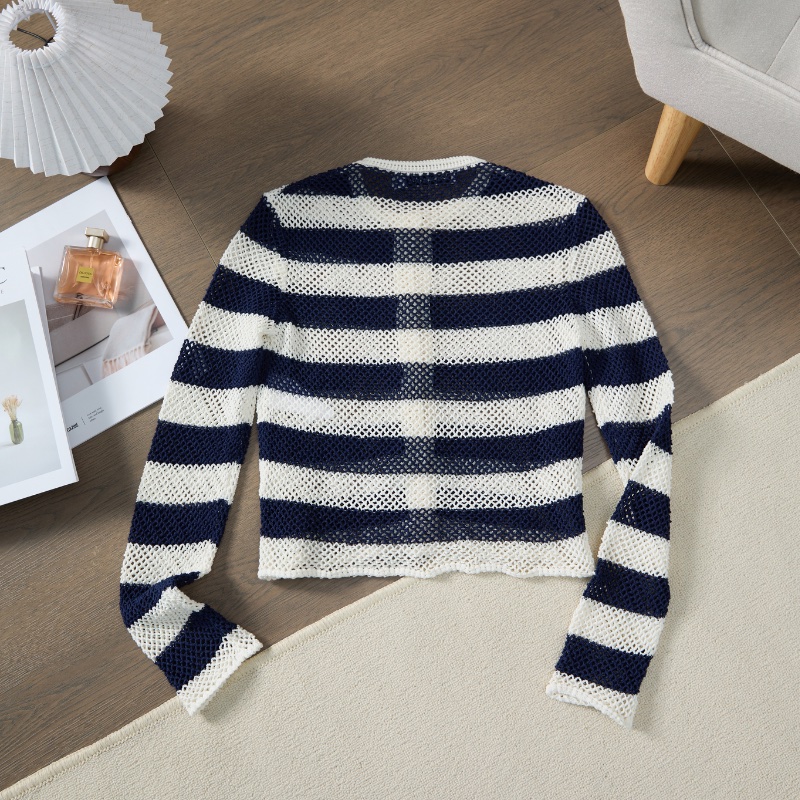 ❤️ DIOR 經典條紋款 百搭外套 精致紐扣-8