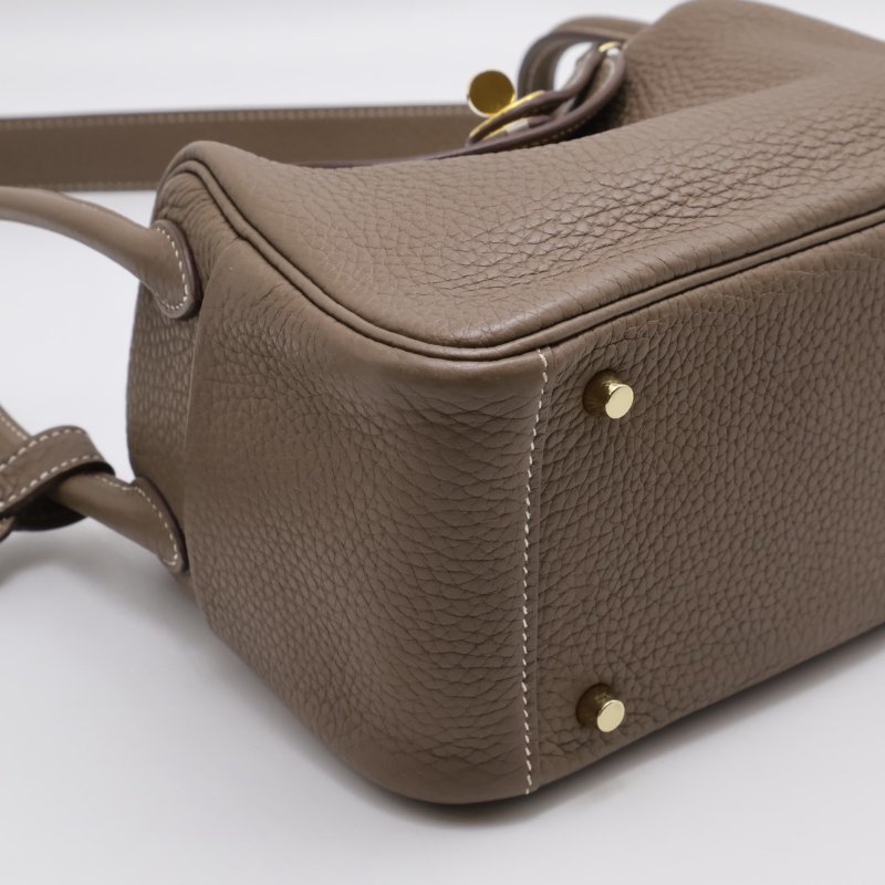 HERMES Mini lindy - 灰金 Y-4