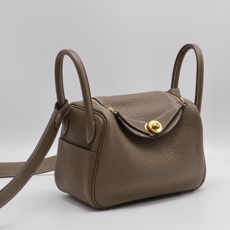 HERMES Mini lindy - 灰金 Y-7