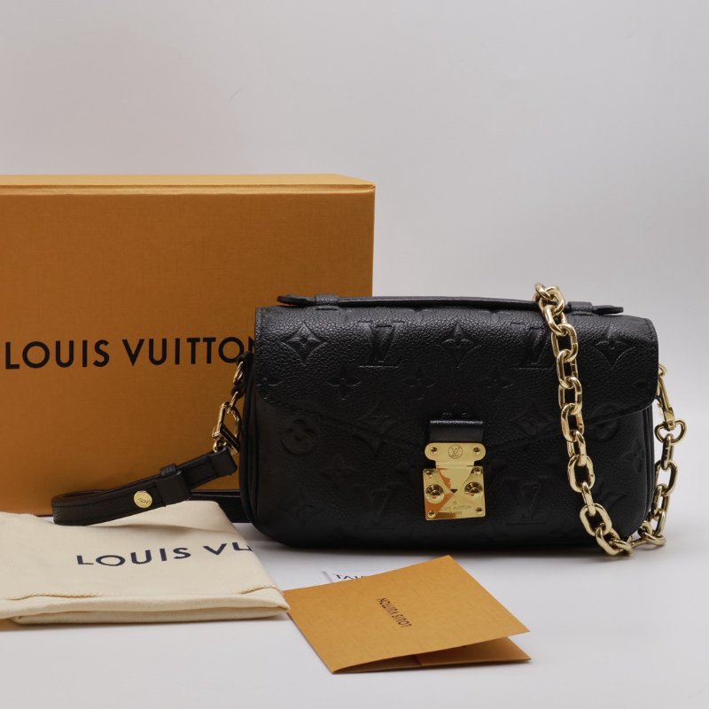 LOUIS VUITTON Pochette metis east west郵差包 - 黑-9