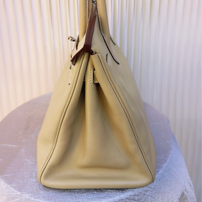 [Pre-owned] Hermes Vintage Birkin 30Milk Tea-1