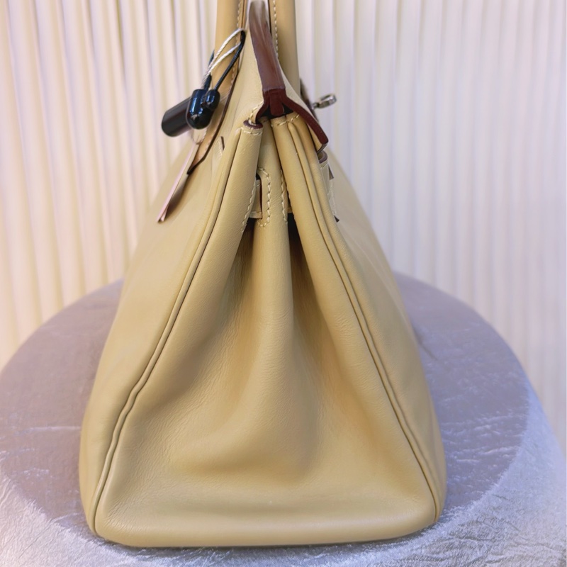 [Pre-owned] Hermes Vintage Birkin 30Milk Tea-2