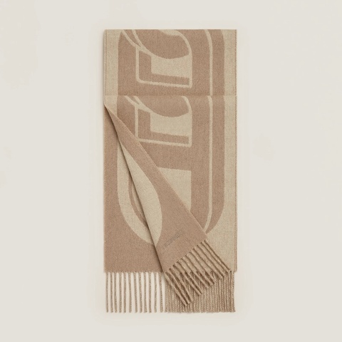 Hermes愛馬仕100% Cashmere羊絨圍巾🐎