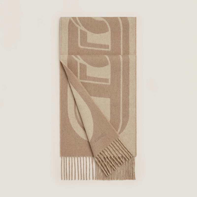 全新Hermes愛馬仕100% Cashmere羊絨圍巾🐎-0