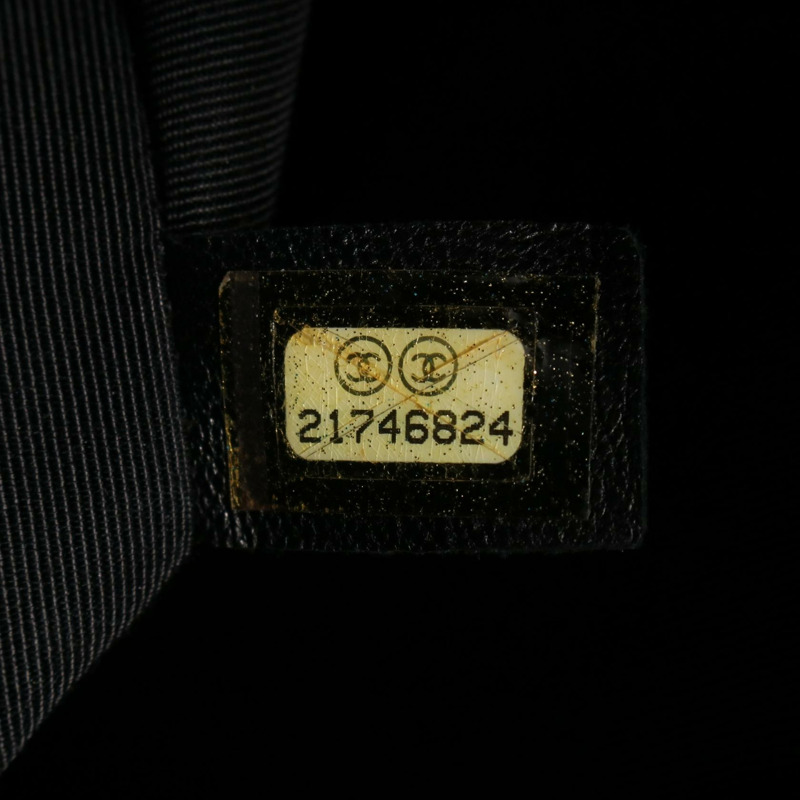 香奈兒 Boy Chanel 購物鏈肩背包，黑色皮革，金色五金，二手女款-4