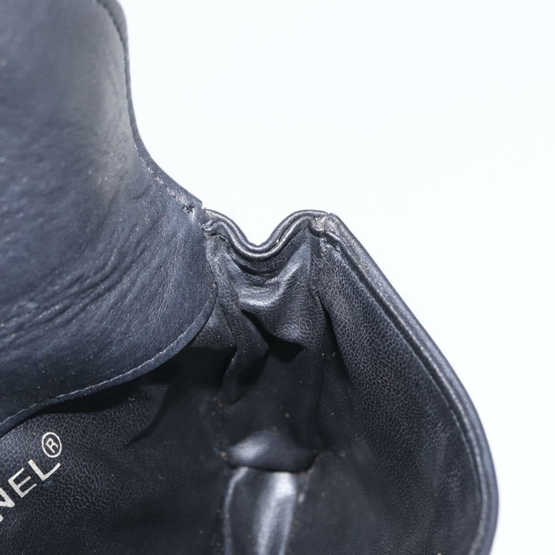 【日本直送】香奈兒腰包 羊皮 黑色 金色 CC 標誌 正品 BA9020-16