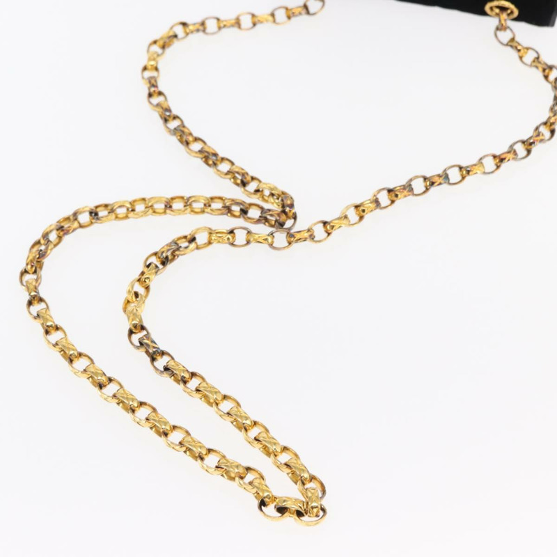 【日本直送】香奈兒 (CHANEL) 絎縫鏈條山茶花單背包 絲絨 黑色 金色 CC 標誌 Auth 158865V-6