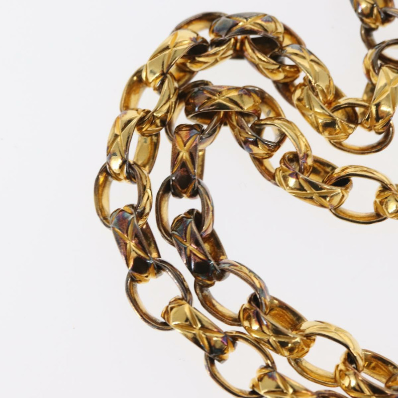 【日本直送】香奈兒 (CHANEL) 絎縫鏈條山茶花單背包 絲絨 黑色 金色 CC 標誌 Auth 158865V-7