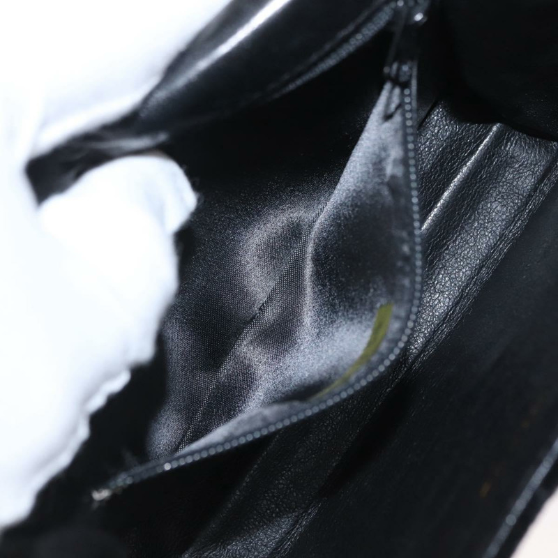 【日本直送】香奈兒 (CHANEL) 絎縫鏈條山茶花單背包 絲絨 黑色 金色 CC 標誌 Auth 158865V-26