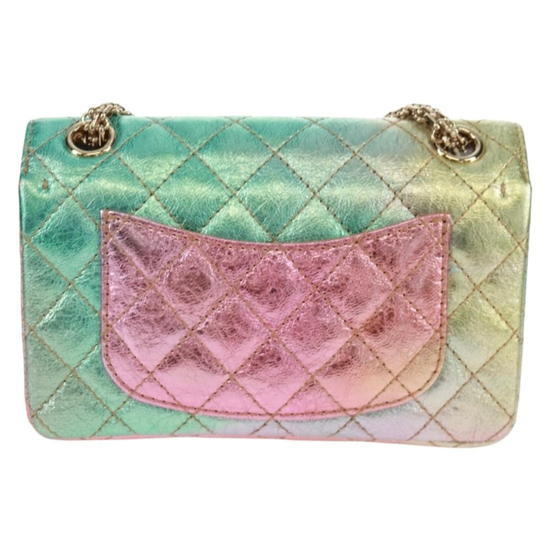 【日本直送】香奈兒 2.55 Matelasse 20 鏈條包 皮革 多色 金色 CC 標誌 正品 160885SAM-1