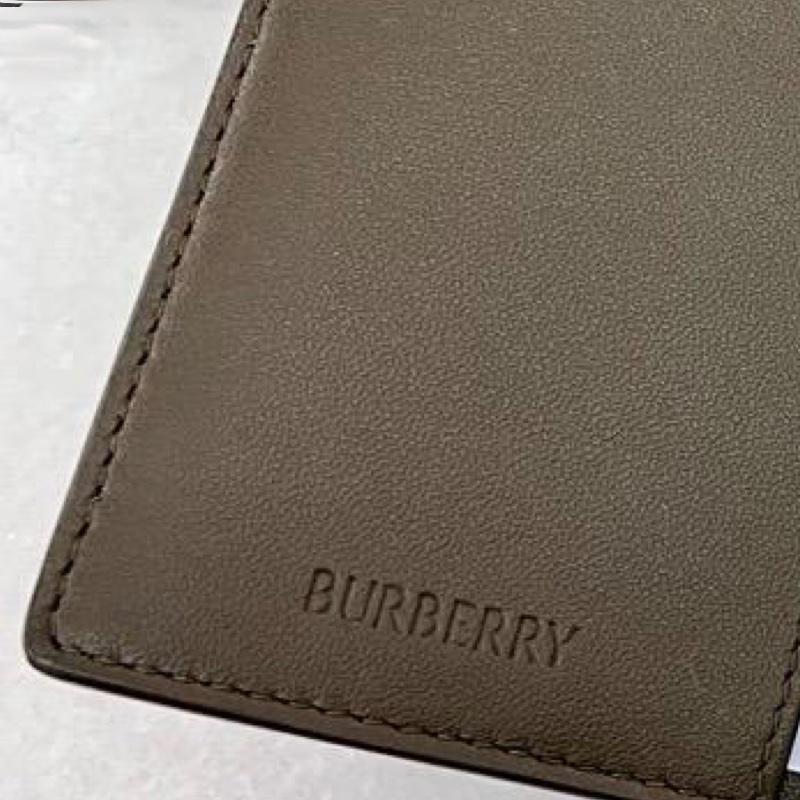 Burberry check continental long wallet-4