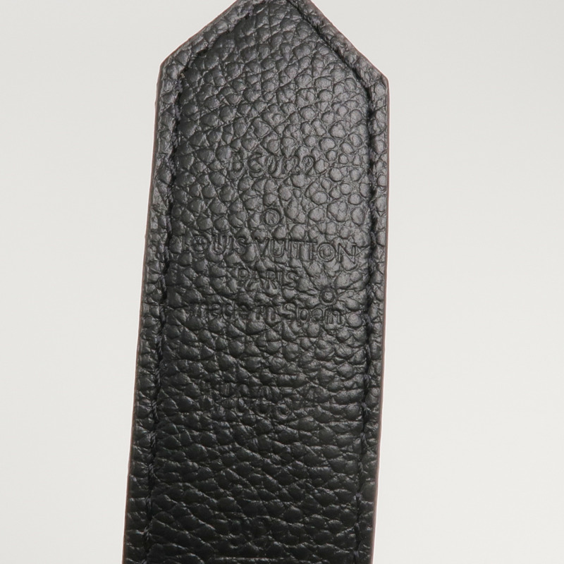 LOUIS VUITTON Monogram Circle Gold Reversible Belt金扣皮帶-5
