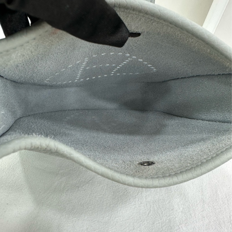 愛馬仕 mini evelyne伊芙琳冰晶灰 U刻 有購證-7