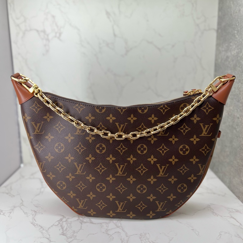 💗香緹國際精品💗 748 LV 月亮包 #M46311 Loop hobo 大號-0
