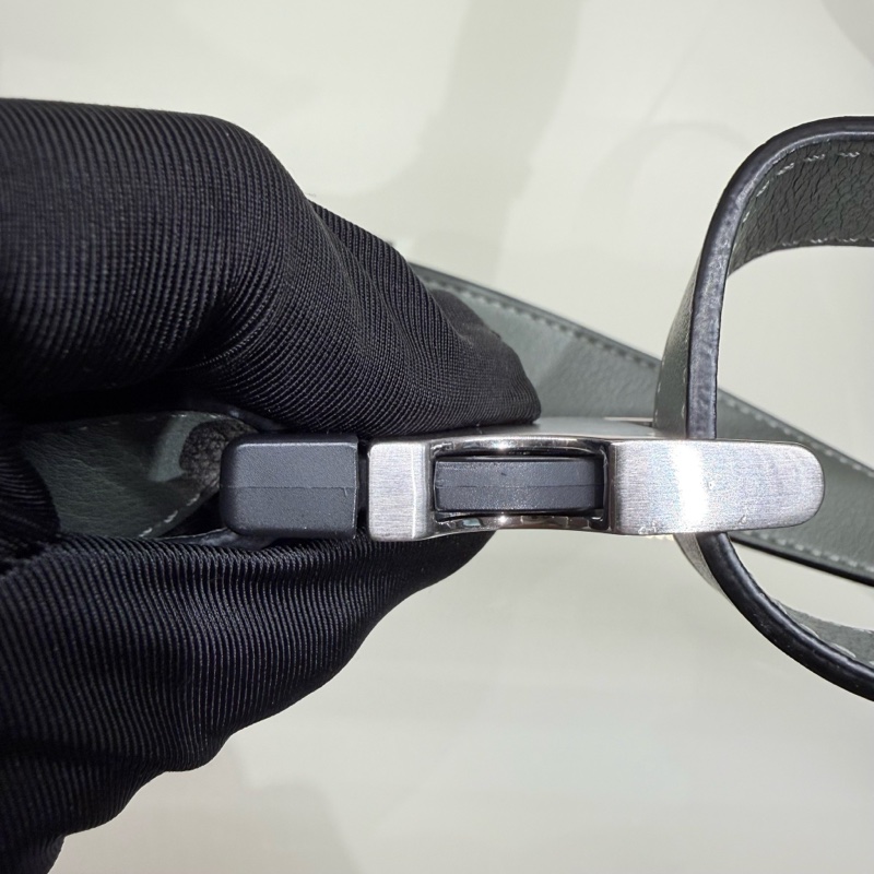 Loewe Mini Puzzle 胸包 98/99新閒置「Dark Sage」鼠尾草綠-25