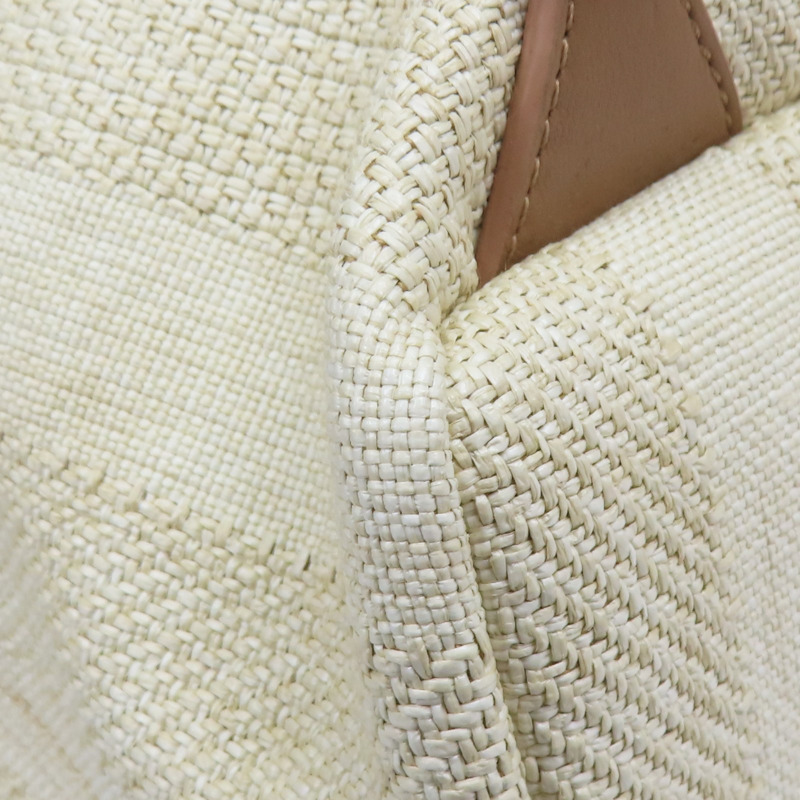 米色 帆布 Deauville 抽繩 後背包【CHANEL 香奈兒】 A93787-12