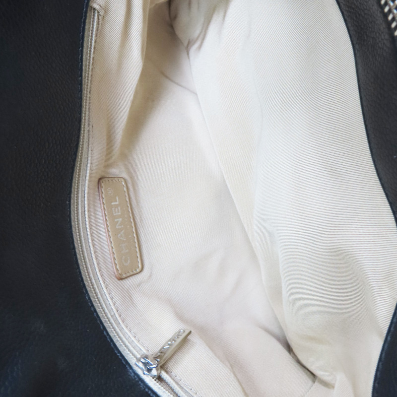 黑色 牛皮 Reissue 肩背包 銀釦【CHANEL 香奈兒】 A66871-4