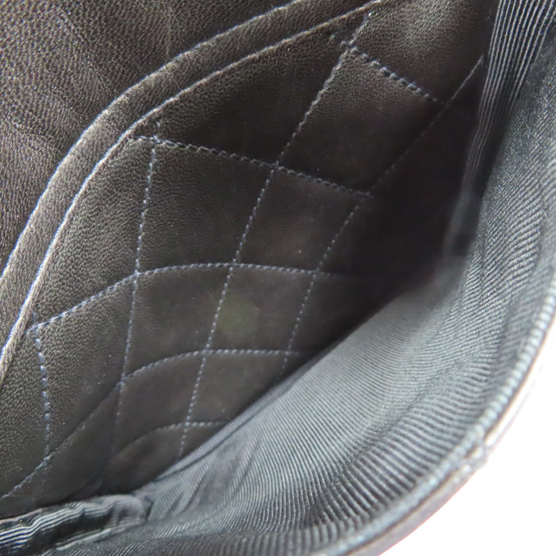 棕色 羊皮 Vintage 雙口袋 托特包 肩背包 金釦 (無卡/變色)【CHANEL 香奈兒】-5