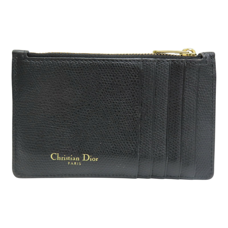 黑色 牛皮 Diorama 名片夾 卡夾 零錢包【Dior 迪奧】-1